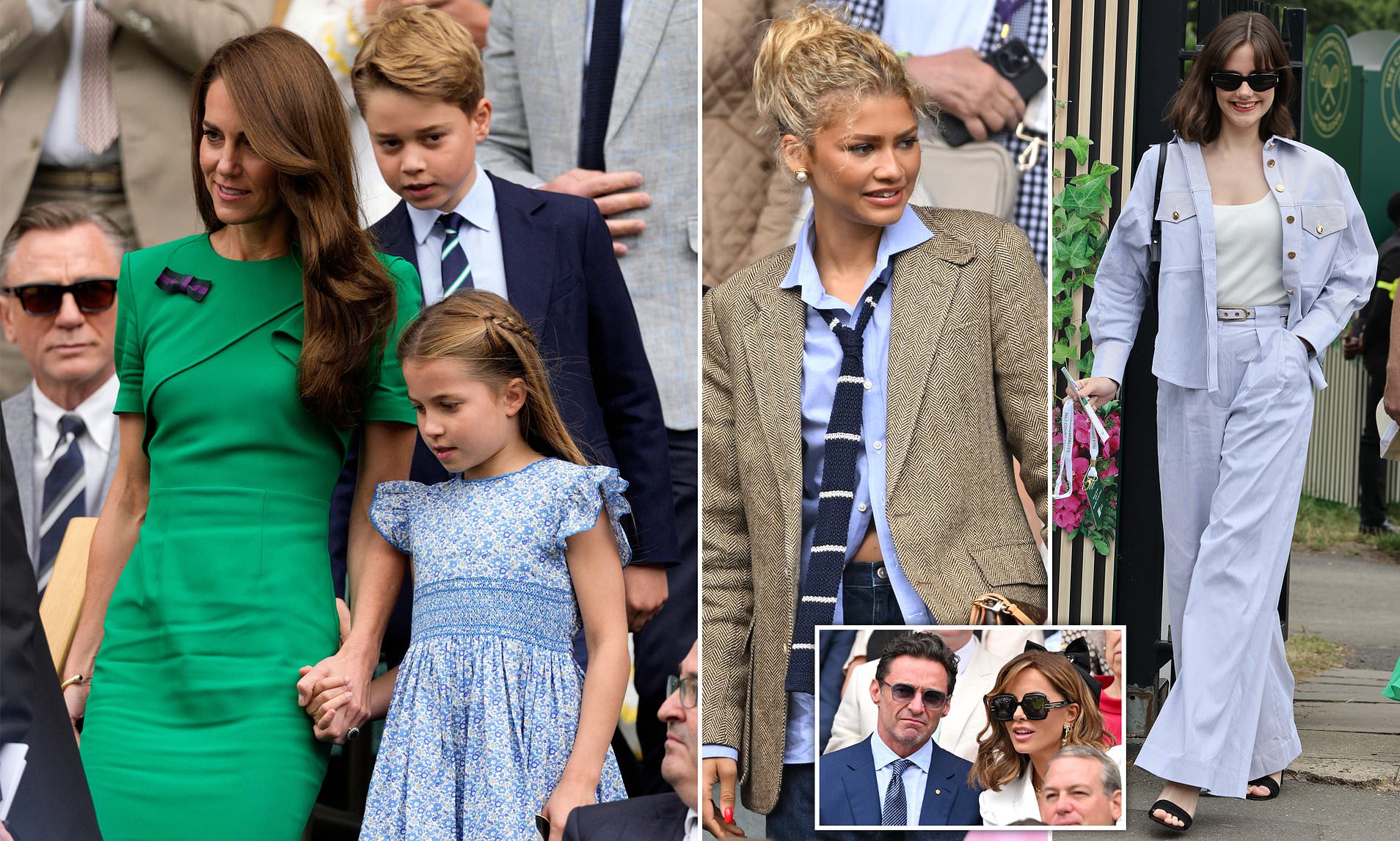 Kate Middleton set to take centre stage at Wimbledon men’s final after a host of Hollywood stars descended on the royal box – but will Princess Charlotte also attend?