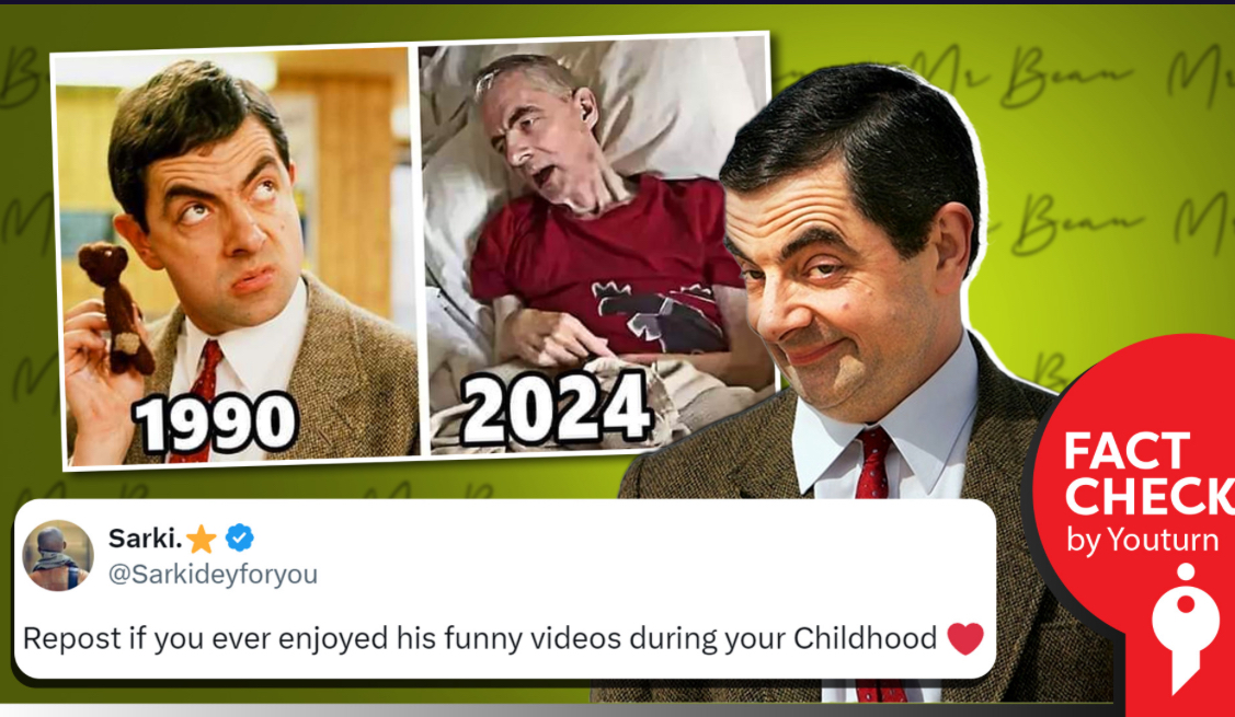 The internet rumor that Rowan Atkinson, who played Mr. Bean, has fallen sick is untrue!