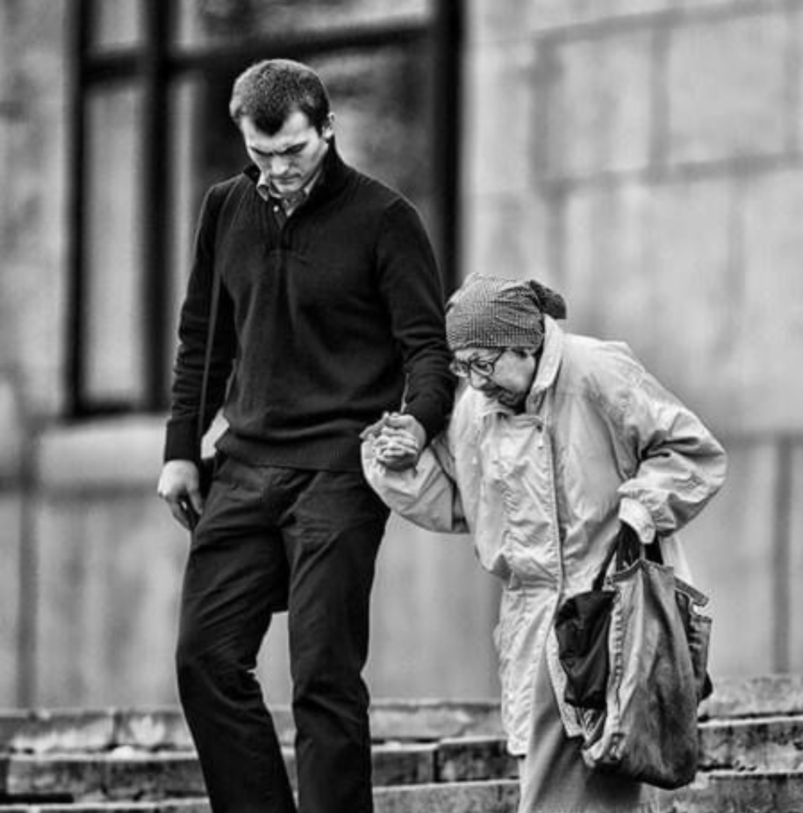 “When you become frustrated with older people because of what they cannot do, think of how frustrated they must feel because they can no longer do it.”