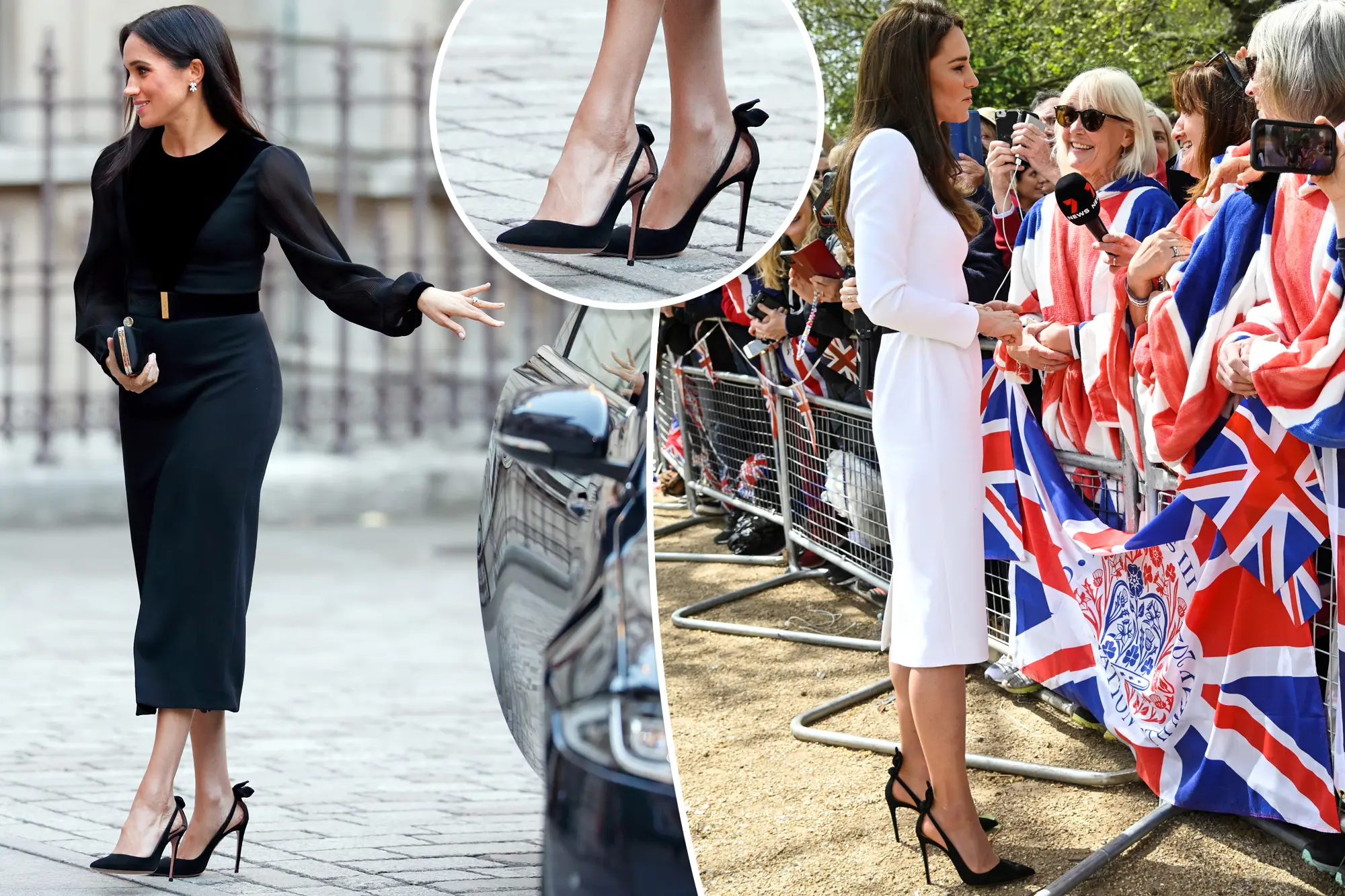 Did you notice this too?Kate Middleton turned heads with her latest fashion choice when she stepped out wearing her sister-in-law Meghan Markle’s favourite heels