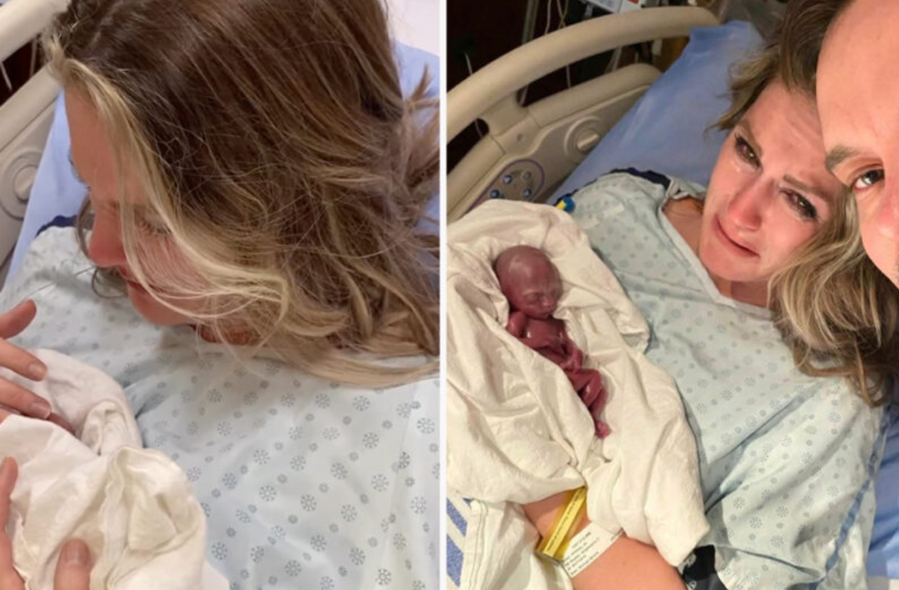 Mom gives birth to dead daughter – as she holds baby girl in her arms, husband whispers words she’ll never forget