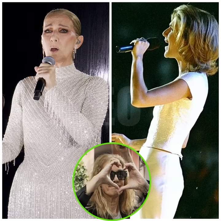 CELEBRITYCeline Dion shed tears, raised her hands to make heart symbols to thank fans after her emotional Olympic comeback performance amid battle with SPS! ❤ (Details in comments ⬇️)