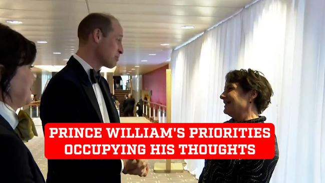 Prince William talks about Kate Middleton’s health with a sad face