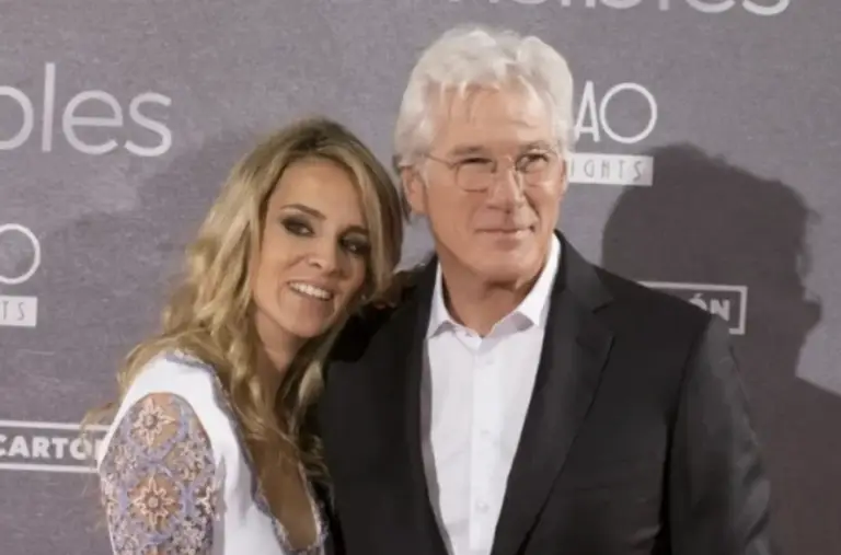 Tired and Gray-Haired Old Man 72-year-old Richard Gere Appeared in Public with His Young Wife