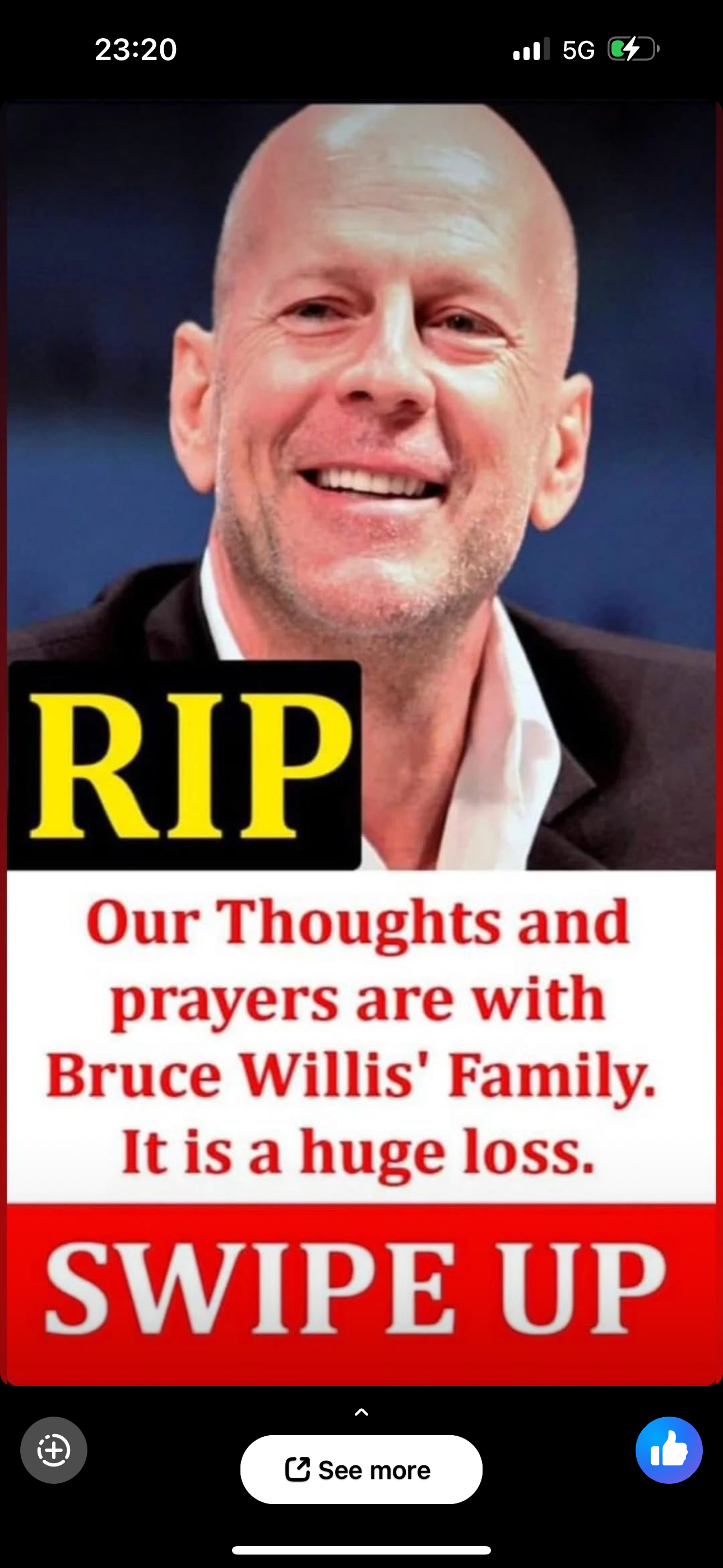 Bruce Willis in an homage