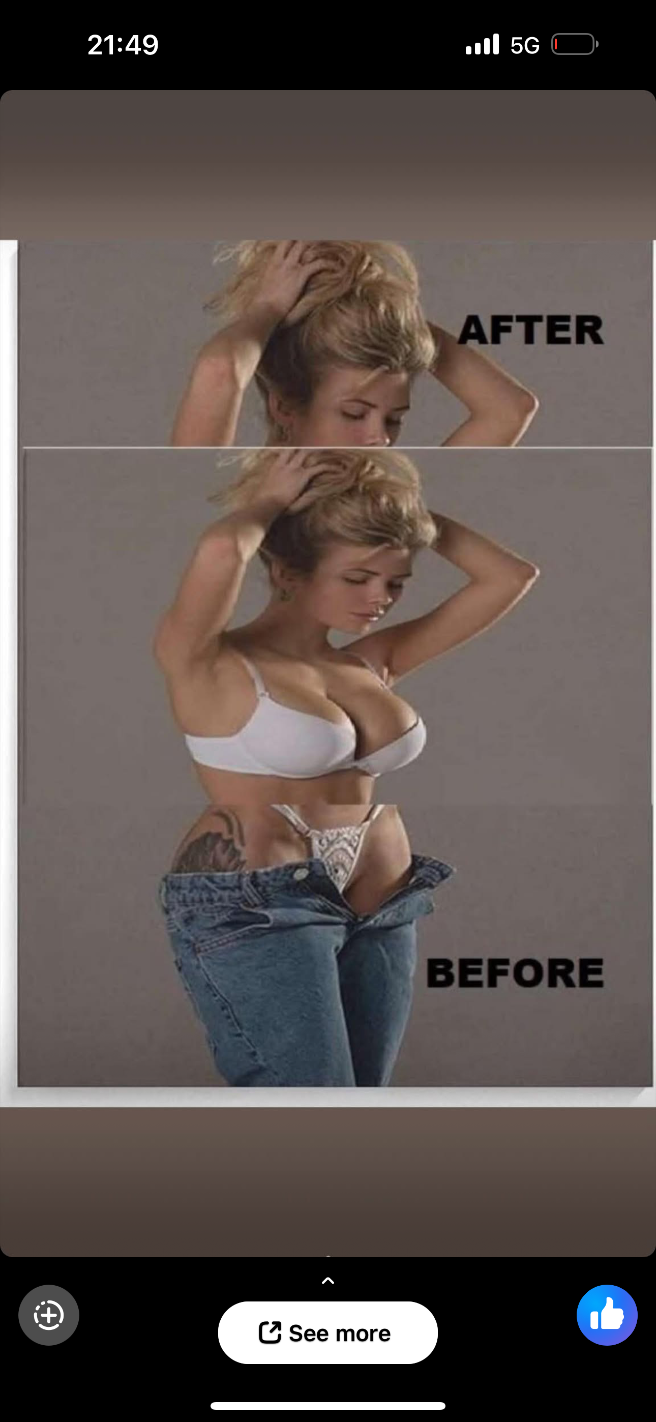 The 52-year-old model showed how her monstrous curves look in a swimsuit