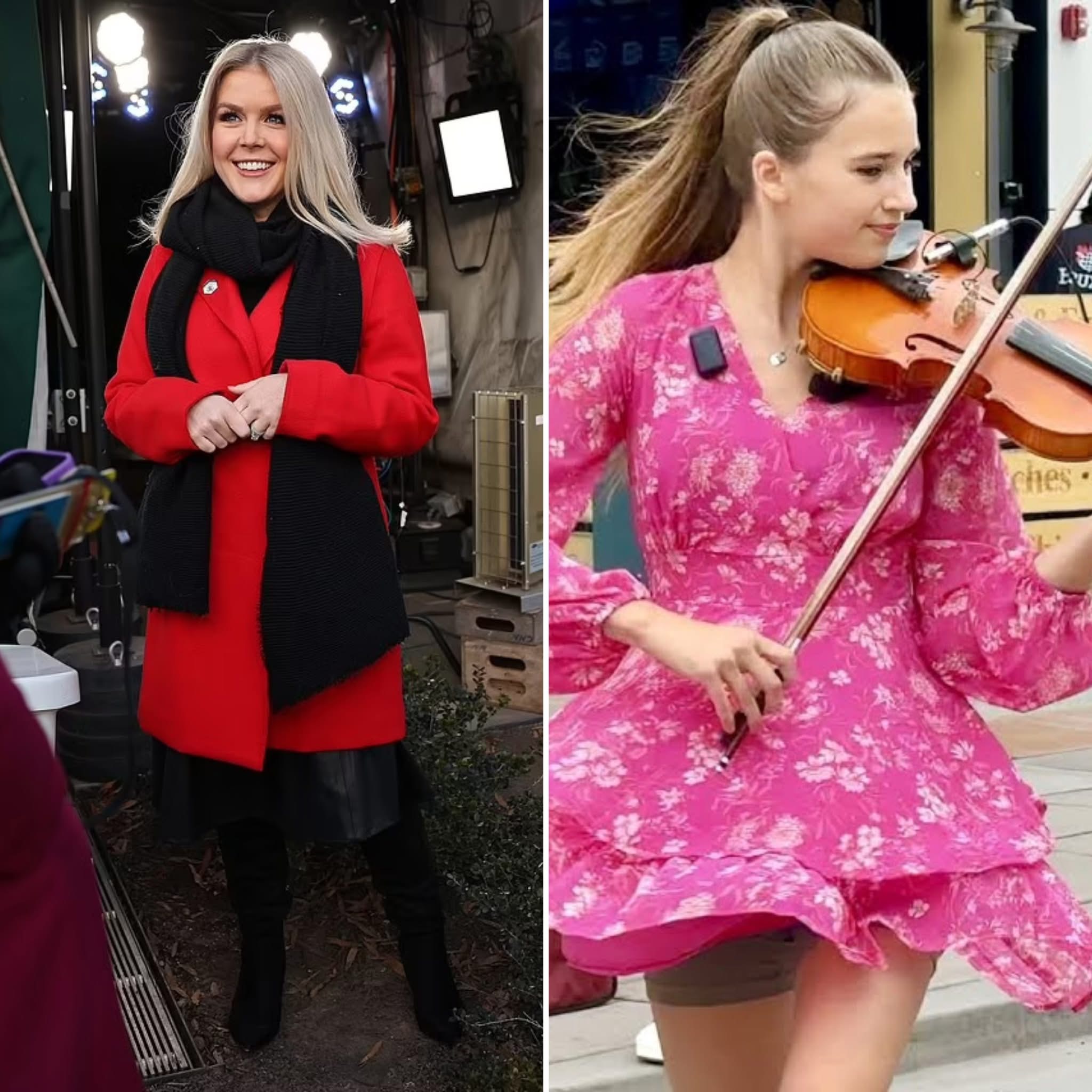 Karoline Leavitt was deeply moved when she heard a young girl playing the violin on the street. Her next action amazed everyone. Through her kindness, she was able to change the lives of an entire family